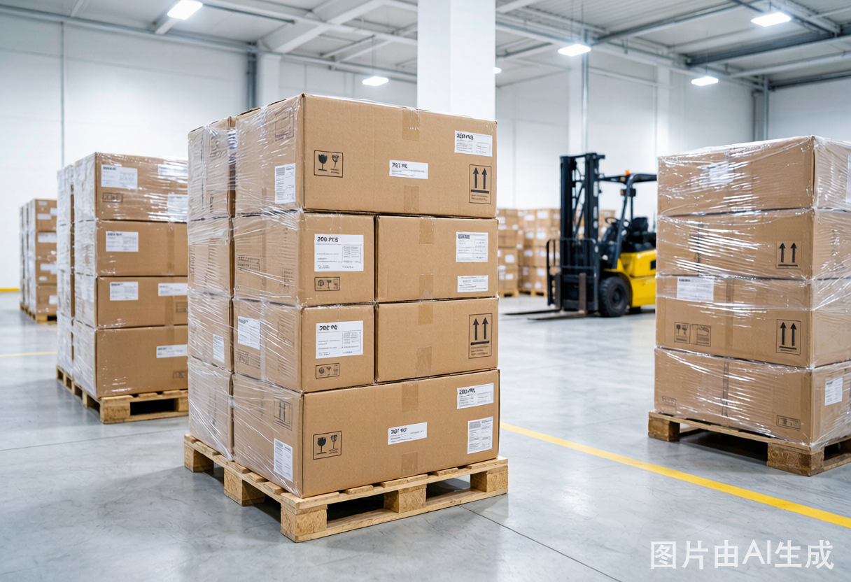 EU logistics warehouse with disposable vape stock