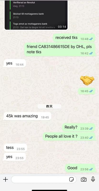 Customer review 45k was amazing