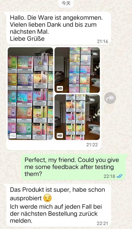 German customer review - Das Produkt ist super
