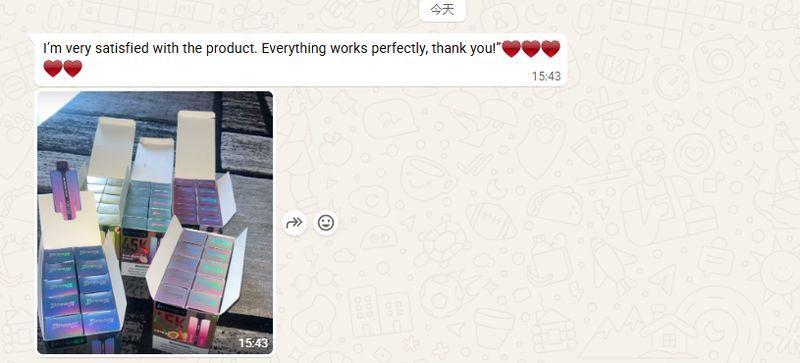 HIFANCY customer message screenshot Europe vape wholesale inquiry
