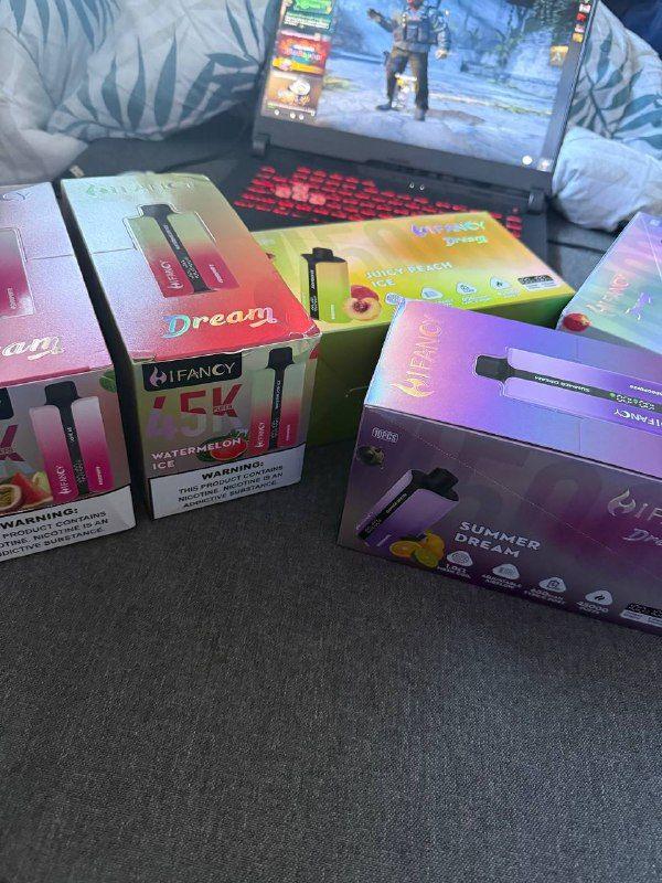 HIFANCY SUPER 70K Dream 45K mixed flavors shipping carton EU warehouse delivery photo
